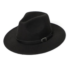 Load image into Gallery viewer, Womens Felt Hat Winter Fedora Hat Women Imitation Woolen Classic British Autumn Laday Jazz Streetwear Felt Hats for Men