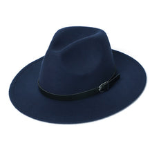 Load image into Gallery viewer, Womens Felt Hat Winter Fedora Hat Women Imitation Woolen Classic British Autumn Laday Jazz Streetwear Felt Hats for Men