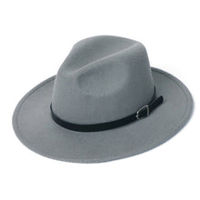 Load image into Gallery viewer, Womens Felt Hat Winter Fedora Hat Women Imitation Woolen Classic British Autumn Laday Jazz Streetwear Felt Hats for Men