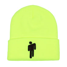 Load image into Gallery viewer, Embroidery Billie Eilish Beanie Hat Women Men Knitted Warm Winter Hats For Women Men Solid Hip-hop Casual Cuffed Beanies Bonnet