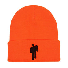 Load image into Gallery viewer, Embroidery Billie Eilish Beanie Hat Women Men Knitted Warm Winter Hats For Women Men Solid Hip-hop Casual Cuffed Beanies Bonnet