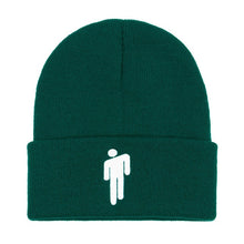 Load image into Gallery viewer, Embroidery Billie Eilish Beanie Hat Women Men Knitted Warm Winter Hats For Women Men Solid Hip-hop Casual Cuffed Beanies Bonnet