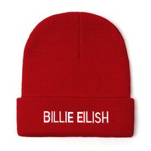 Load image into Gallery viewer, Embroidery Billie Eilish Beanie Hat Women Men Knitted Warm Winter Hats For Women Men Solid Hip-hop Casual Cuffed Beanies Bonnet