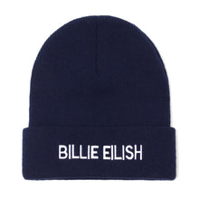 Load image into Gallery viewer, Embroidery Billie Eilish Beanie Hat Women Men Knitted Warm Winter Hats For Women Men Solid Hip-hop Casual Cuffed Beanies Bonnet