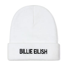 Load image into Gallery viewer, Embroidery Billie Eilish Beanie Hat Women Men Knitted Warm Winter Hats For Women Men Solid Hip-hop Casual Cuffed Beanies Bonnet