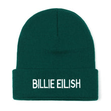 Load image into Gallery viewer, Embroidery Billie Eilish Beanie Hat Women Men Knitted Warm Winter Hats For Women Men Solid Hip-hop Casual Cuffed Beanies Bonnet